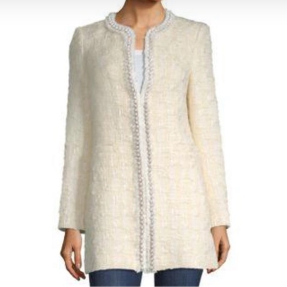 Alice + Olivia Jackets & Blazers - 💕 Alice + Olivia Andreas Embellished Tweed Wool Jacket